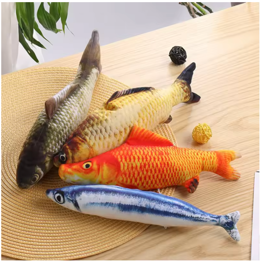 Cat-teasing toys simulation fish